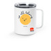 We all belong Mug, a White Stainless Steel Travel Mug