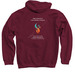 Changemakers, a Maroon Pullover Hoodie (back-view)