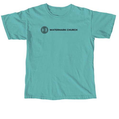 Watermark Shirt | Black Brand, a Seafoam Comfort Colors Unisex Tee