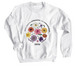 Compassion Not Criminalization, a White Crewneck Sweatshirt