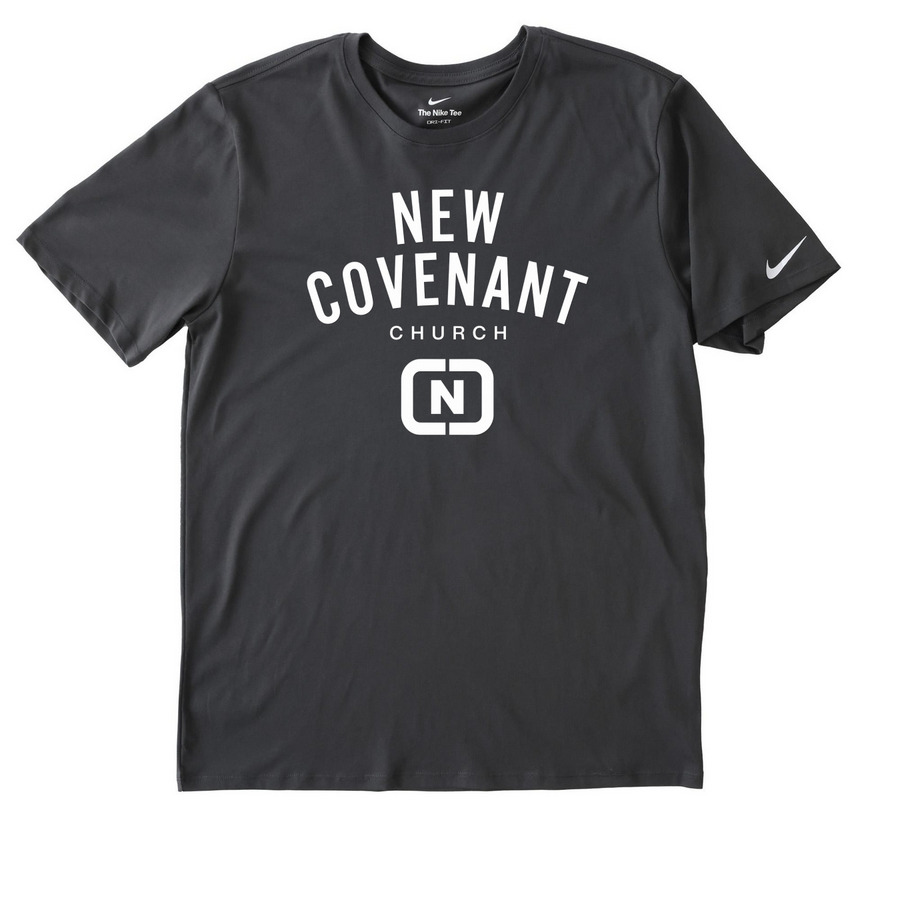 NCC X NIKE II, a Anthracite Nike Dri-FIT Jersey Blend Performance Tee