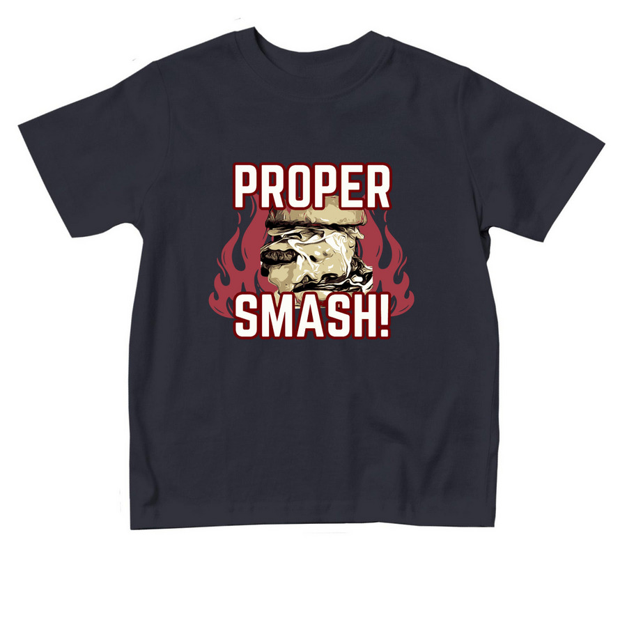 Proper Smash Toddler Tee, a Navy Toddler Tee