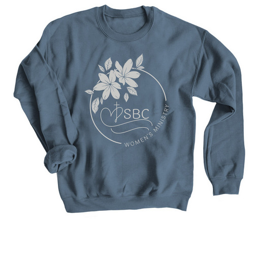 SBC Women's Ministry, a Indigo Crewneck Sweatshirt