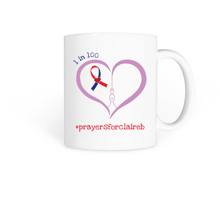 #PrayersforClaireB&nbsp;, a White Coffee Mug