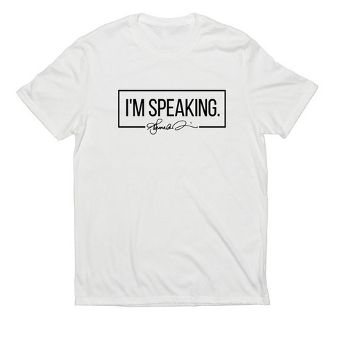 I?m Speaking Tee for HBCU FDN, a Bright White Allmade Eco Triblend Unisex Tee