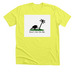 Jimothy Don't Spy on Me Flock Camera T Shirt, a Neon Yellow Premium Unisex Tee