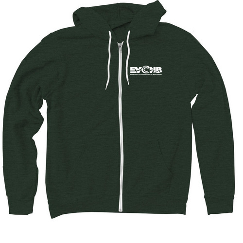 CERT Zip-Up Hoodies, a Heather Forest Zip Up Hoodie