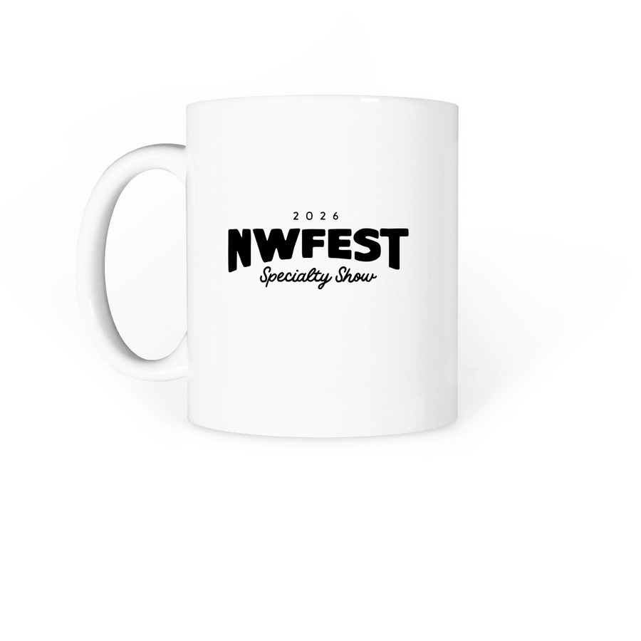 NWFest Mugs - Coat Color Swap!, a White Coffee Mug (back-view)