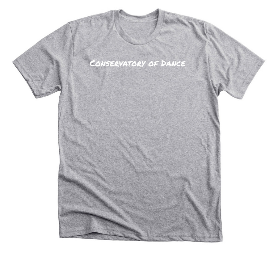 Conservatory of Dance Clothing Drop #1, a Athletic Heather Premium Unisex Tee
