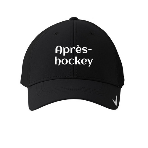 Hockey headgear, a Black Printed Nike Dri-FIT Legacy Performance Cap