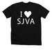 ILoveSJVA Design, a Solid Black Blend Premium Unisex Tee