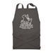 PMHS-CV Apron, a Dark Grey Recycled Bib Apron