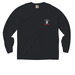 TCFU Pocket Shirts, a Black Comfort Colors Long Sleeve Pocket Tee