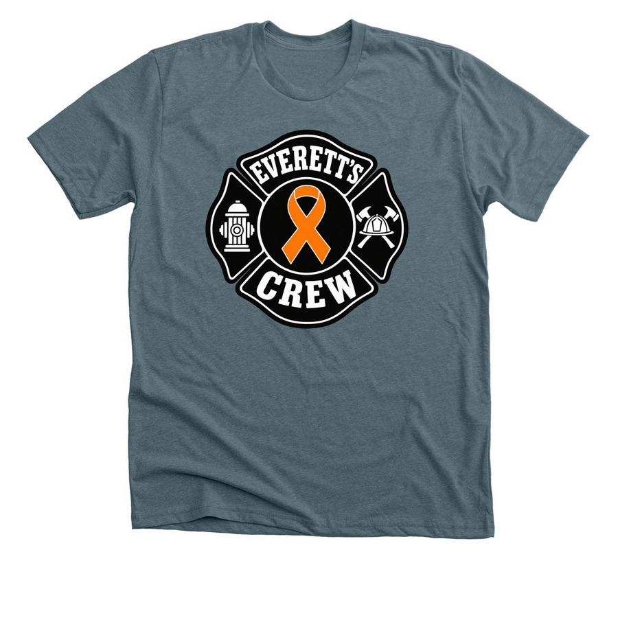 Everett?s Crew, a Heather Slate Premium Unisex Tee