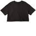 Hybrid 2026, a Black Women?s Cropped Cotton Tee (back-view)