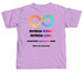 Mixed Breed Spirit Day 2026, a Neon Violet Comfort Colors Unisex Tee (back-view)