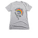 Queerly Beloved Pride Shirt, a Dark Heather Grey Women's Slim Fit Tee