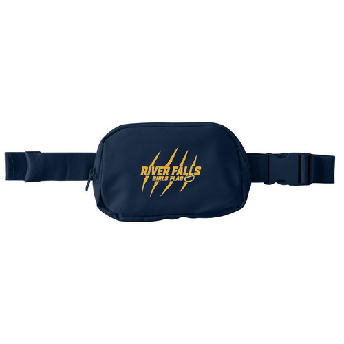 River Falls Girls Flag Pouch, a River Blue Navy Matte Hip Pack