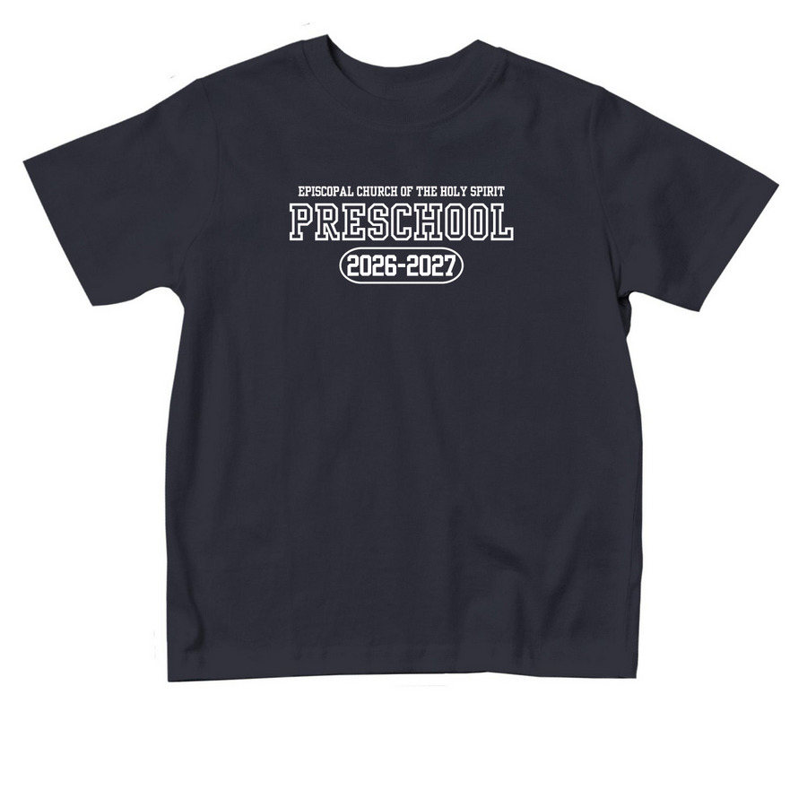 Preschool (Toddler)&nbsp;S(2T)M(3T)L (4T)XL(5/6T), a Navy Toddler Tee