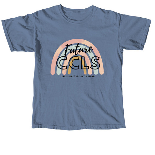 Future Child Life Specialist, a Blue Jean Comfort Colors Unisex Tee
