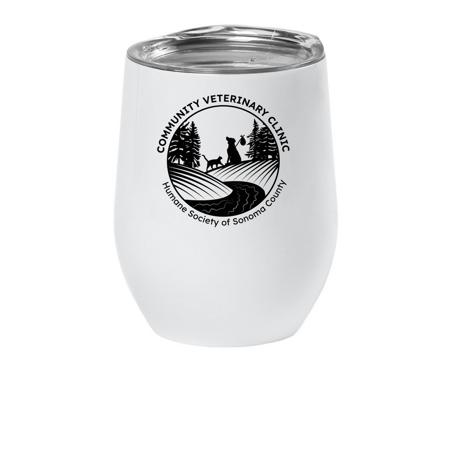 FF- CVC Wine Tumblr, a White Insulated Wine Cup