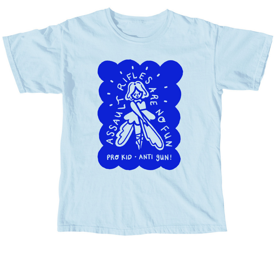 Pro Kid Anti Gun, a Chambray Comfort Colors Unisex Tee