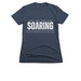 Soaring BWIA Apparel, a Midnight Navy Women's Slim Fit Tee