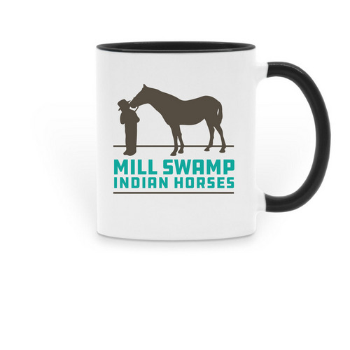 Coffee Mugs, a Black Two-Tone Ceramic Mug