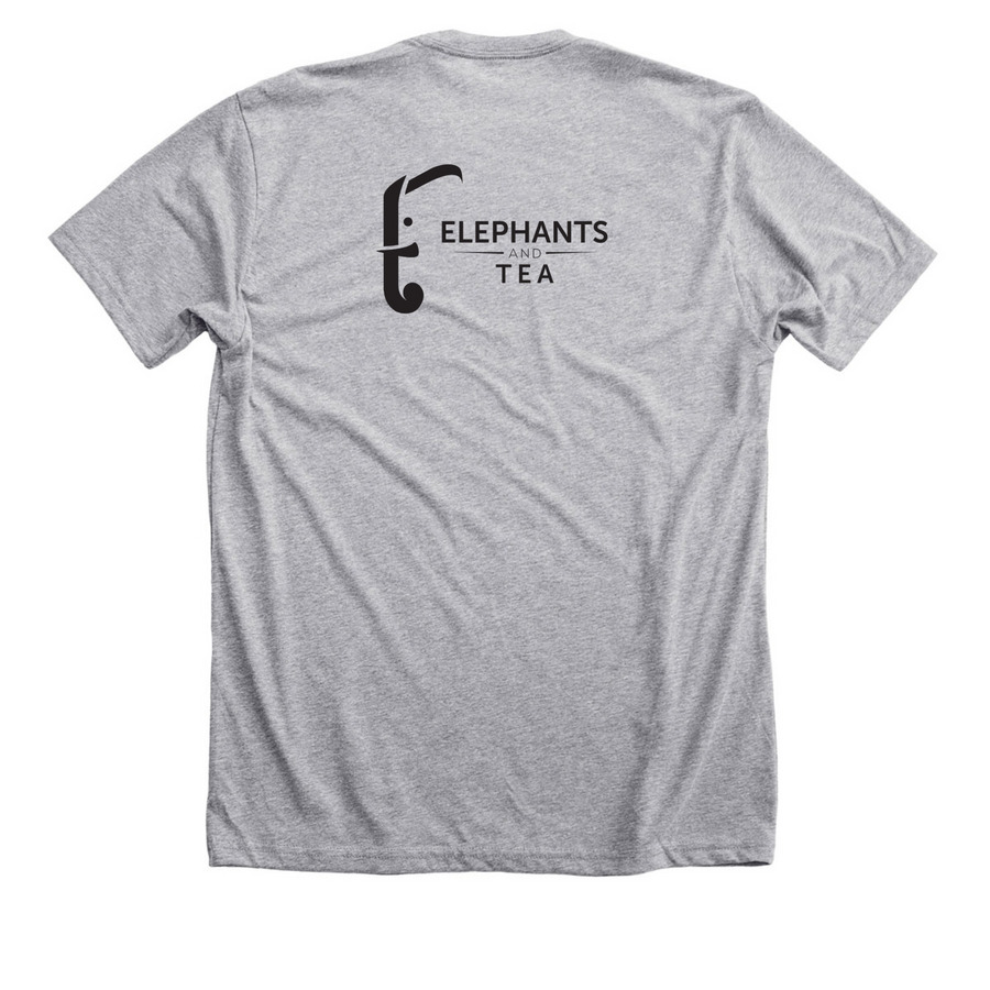 Dear Cancer, _____, a Athletic Heather Premium Unisex Tee (back-view)