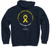 Ignite Hope: CCAM 2026, a Navy Pullover Hoodie (back-view)