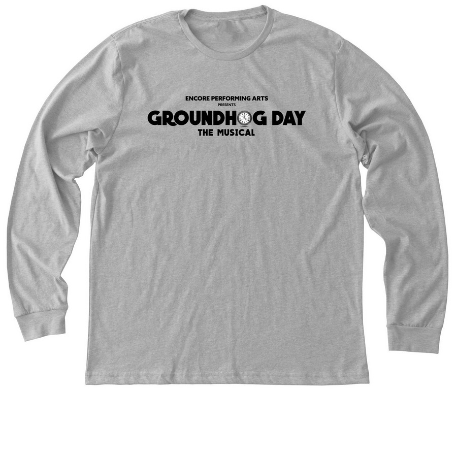 Groundhog Day - February 2nd Repeating, a Athletic Heather Premium Long Sleeve Tee
