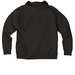 Beam Meow Up, a Deep Black Allmade Organic CVC Pullover Hoodie (back-view)