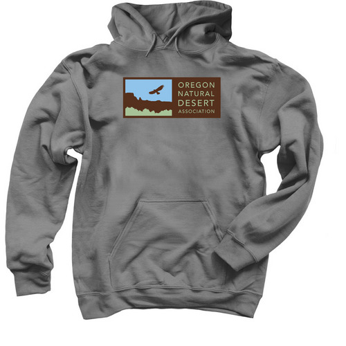Volunteer, a Charcoal Pullover Hoodie
