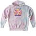 The "Peace, Love, & Pigs" Collection, a Cotton Candy Youth Tie Dye Pullover Hoodie