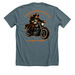 ALR Chapter 138, a Heather Slate Premium Unisex Tee (back-view)