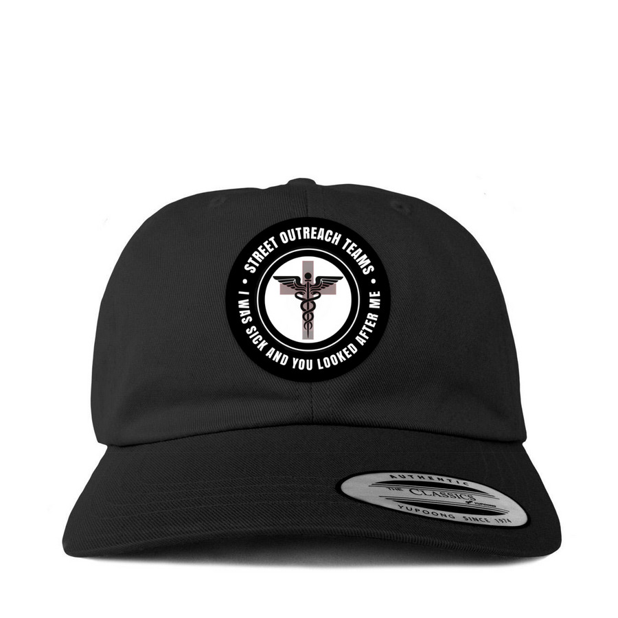 Street Outreach Teams Hat&nbsp;, a Black Printed Classic Baseball Cap