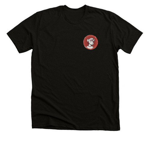 Evil$APE Meme Merch, a Black Heather Premium Unisex Tee
