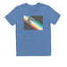 Disability Rights Are Human Rights Shirt, a Azure Blue Allmade Youth Eco Triblend Tee
