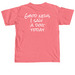 Good news I saw a dog today, a Watermelon Comfort Colors Unisex Tee (back-view)