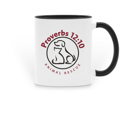 Coffee mug, a Black Two-Tone Ceramic Mug