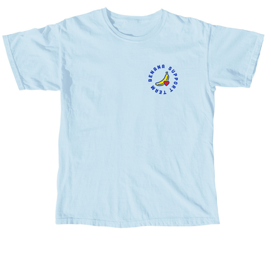 Benana Support Team, a Chambray Comfort Colors Unisex Tee
