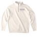 Go to Apparel with a blue logo!, a Bone Midweight Quarter Zip Pullover