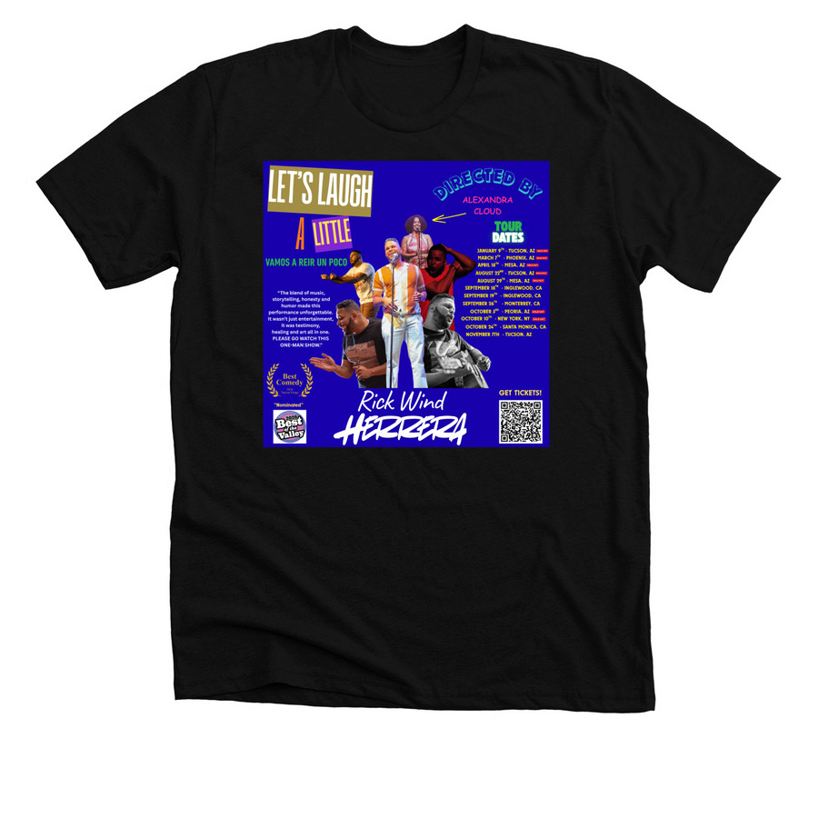TOUR SHIRT!, a Solid Black Blend Premium Unisex Tee