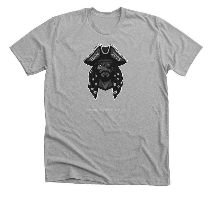 Pirate Nior, a Athletic Heather Premium Unisex Tee
