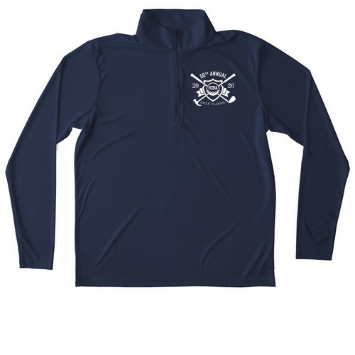 2026 Golf Classic Performance Gear, a True Navy Unisex Performance Quarter Zip Pullover