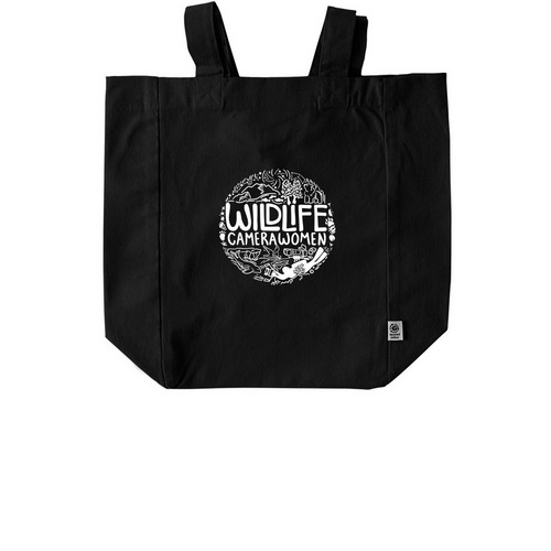 WCC Tote, a Black Recycled Cotton Tote Bag
