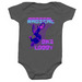 Radical Bike Lobby Onesie, a Charcoal Infant Onesie