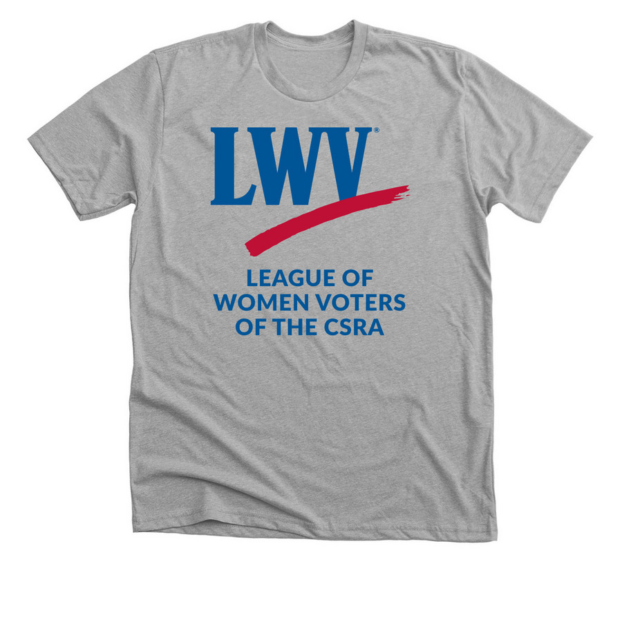 LVW Logo Tee ? LWVCSRA, a Athletic Heather Premium Unisex Tee