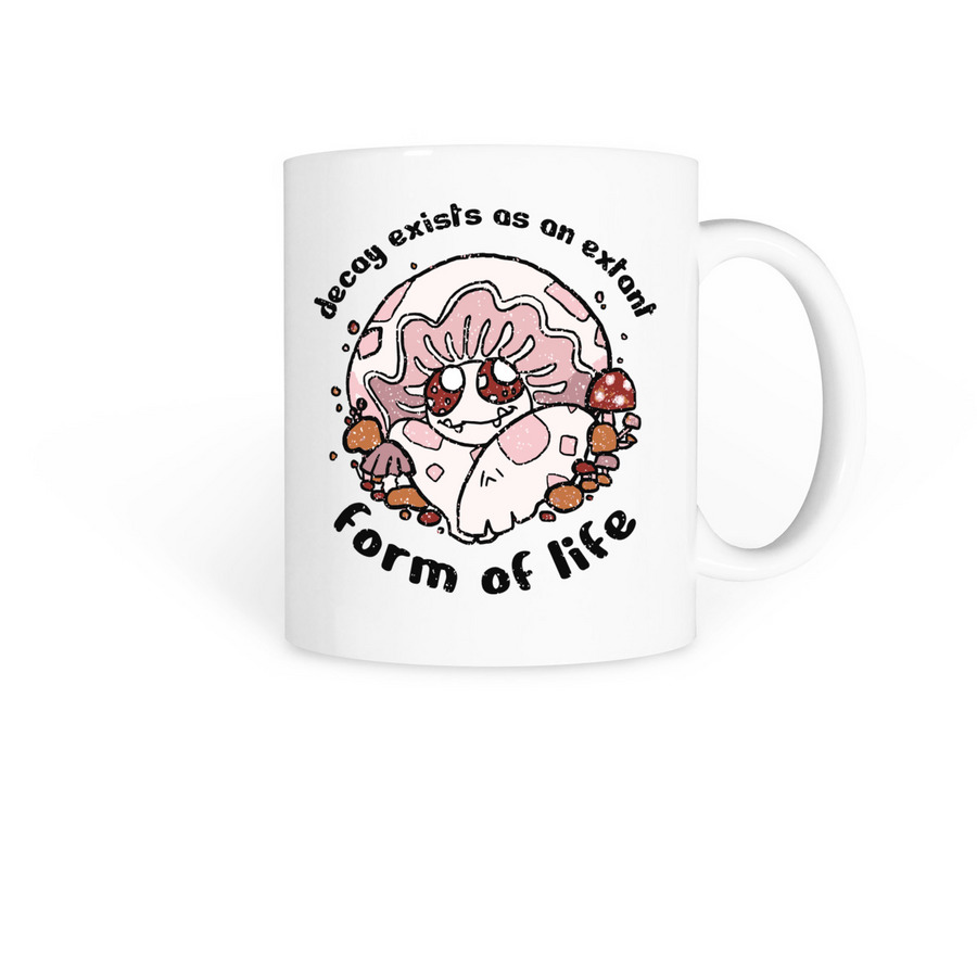 Capmon Decay-Mug, a White Coffee Mug
