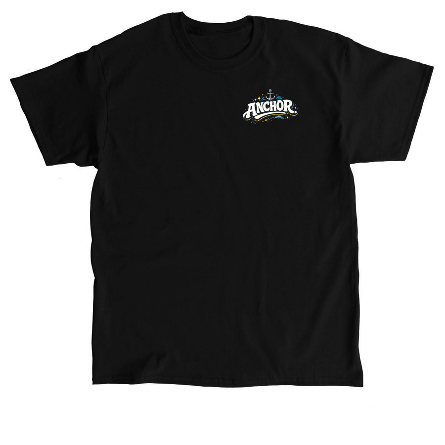 ANCHOR. ?Fishers of Men? Premium Vintage Tee, a Black Classic Unisex Tee